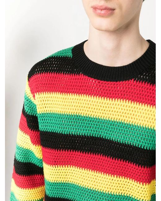 DSquared² Green Virgin-Wool Jumper for men