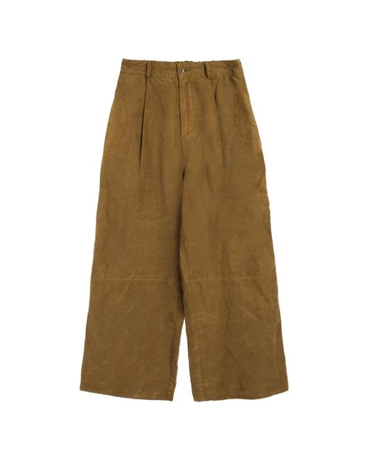 YMC Green Pantalon Drop Out