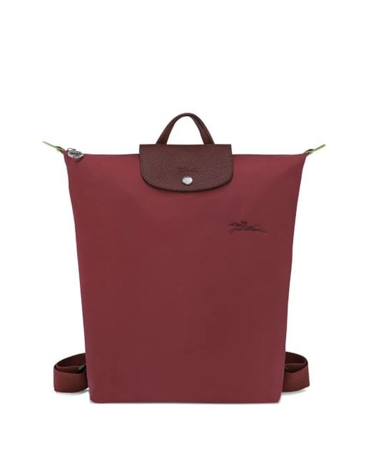 Mochila con cremallera Longchamp de color Red