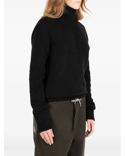 Societe Anonyme Black Camer Roll-Neck Sweater