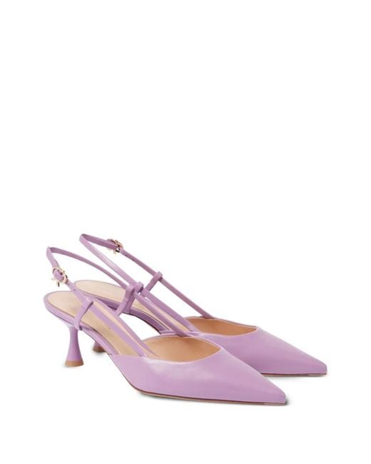 Gianvito Rossi Pink 55Mm Ascent Pumps