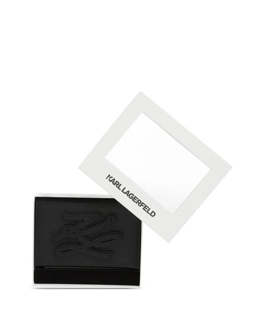 Karl Lagerfeld Black K/Autograph Bifold Cardholder
