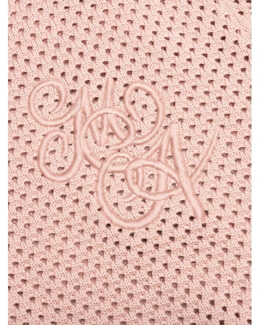 Amiri Pullover mit Lochstrickmuster in Pink für Herren