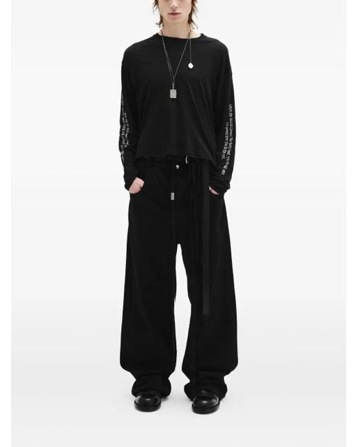 Ann Demeulemeester Black Michael Jeans for men