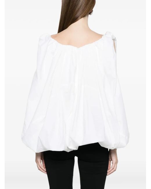 Jacquemus White Draped Top