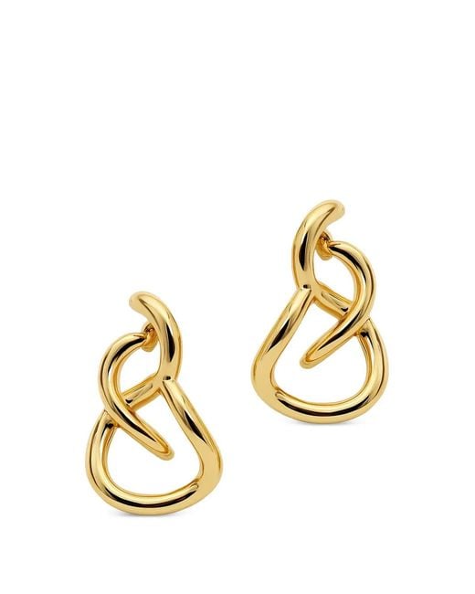 Yoj Metallic X Charlotte Aura Loop Earrings