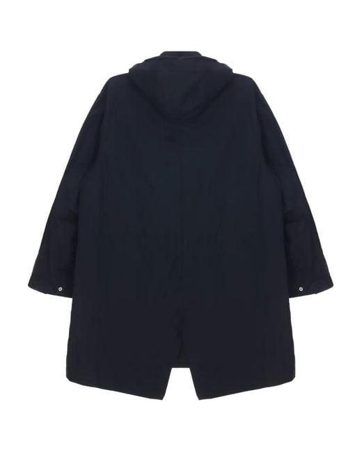 Studio Nicholson Blue Mobi Hooded Drawstring Parka for men