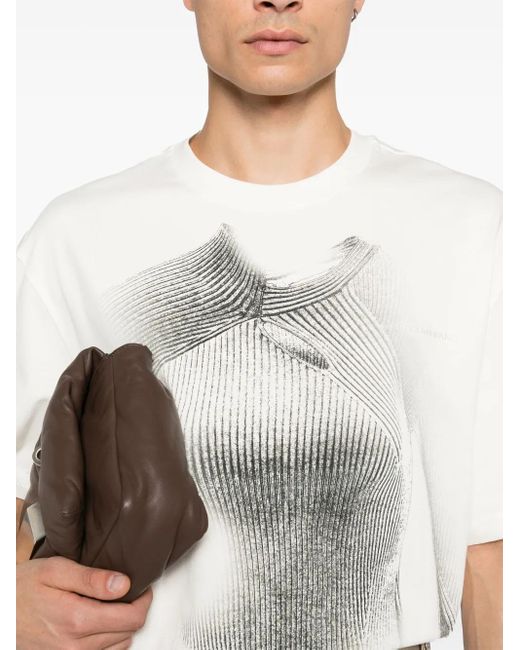 Feng Chen Wang T-Shirt Mit Grafischem Print in White für Herren