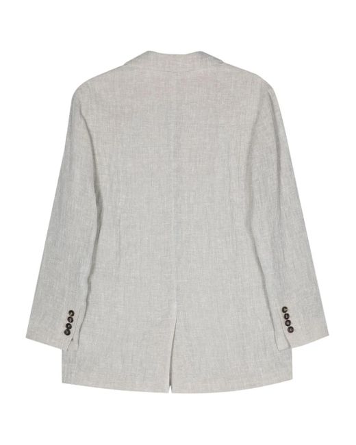 Brunello Cucinelli Gray Linen Jacket