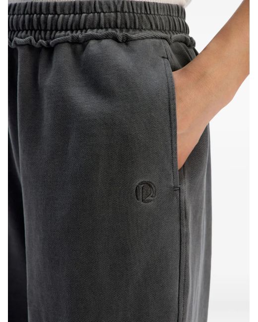 12 STOREEZ Gray Drawstring-Cuffed Track Pants