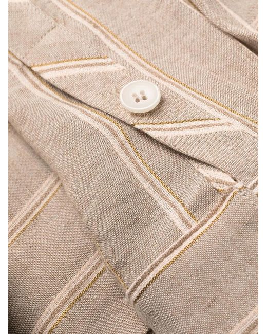 Woolrich Natural Striped Shirt Dress