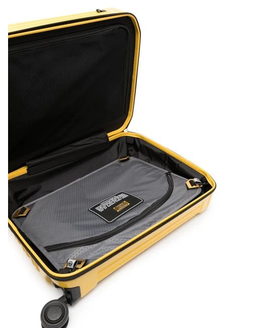 Piquadro Yellow Ultra Slim Spinner Pq-Light Cabin Trolley