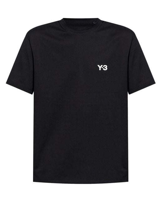 Y-3 Black X Real Madrid Cotton T-shirt for men