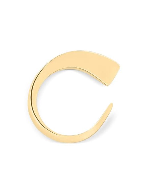 Courreges White Modellierter Ring