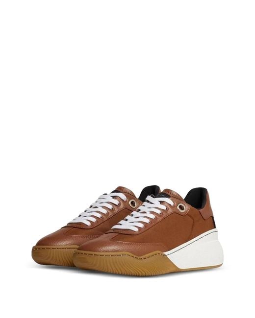 Stella McCartney Brown Loop Panelled Sneakers
