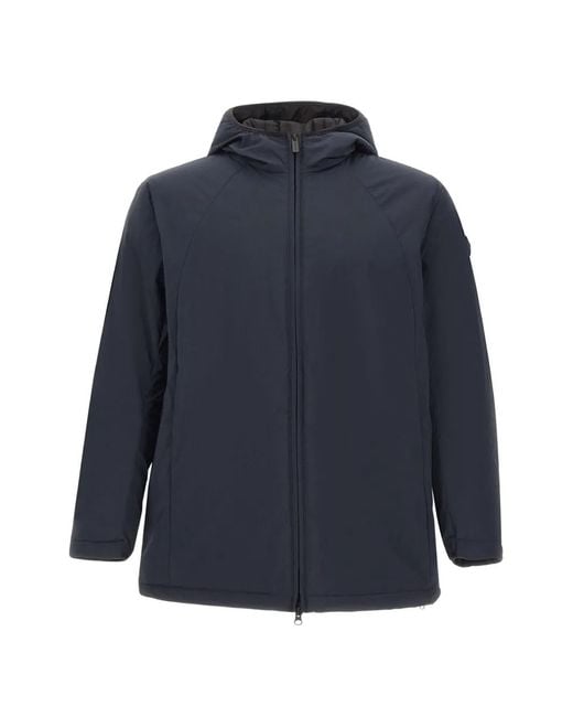 Colmar Blue Hooded Drawstring-Hem Parka for men