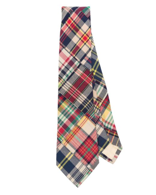 Polo Ralph Lauren White Check-pattern Cotton Tie for men