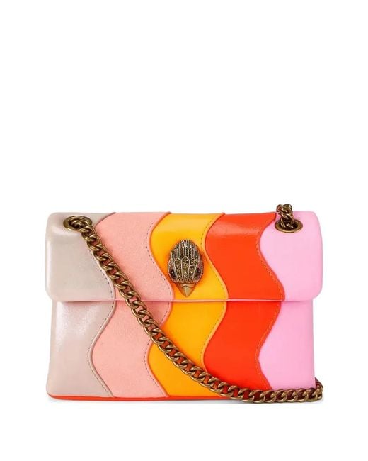 Kurt Geiger Orange Mini Sac À Main Kensington À Ornements