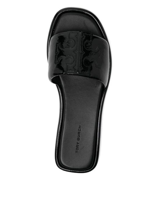 Tory Burch Black Square Toe Sandals