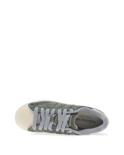 Adidas Blue Superstar Ii Sneakers