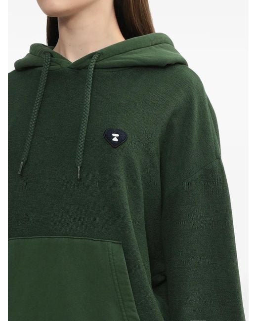 A Bathing Ape Green Herat-Patch Hoodie