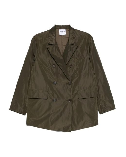 Blazer Doppiopetto di Aspesi in Green