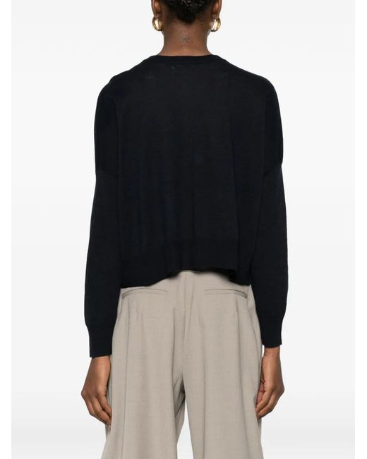 Base London Black Buttoned Cardigan