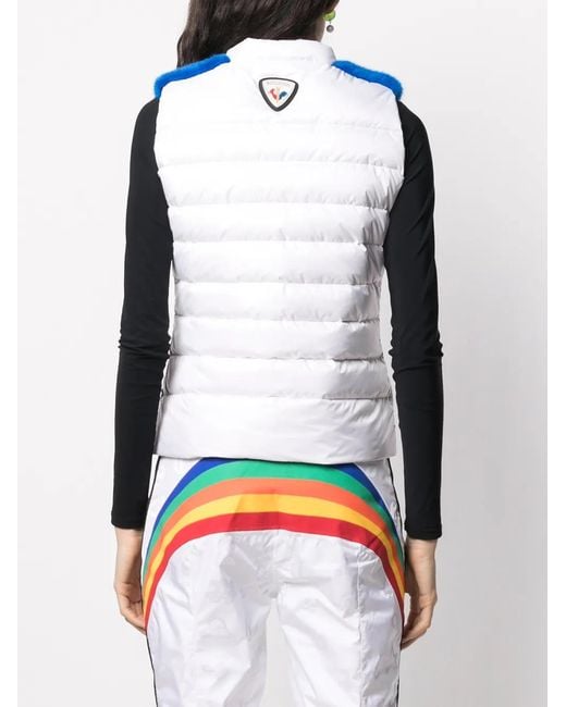 Chaleco Acolchado Con Cremallera Rossignol de color White