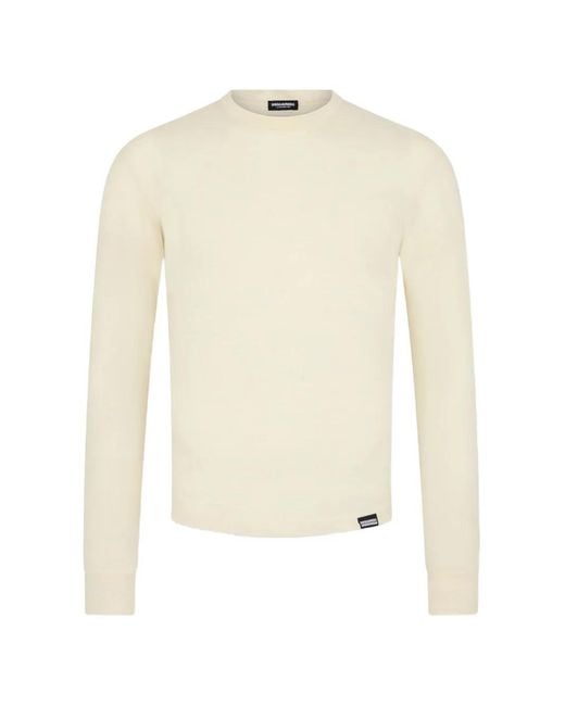 DSquared² White Snowy Dream Long-Sleeve T-Shirt for men