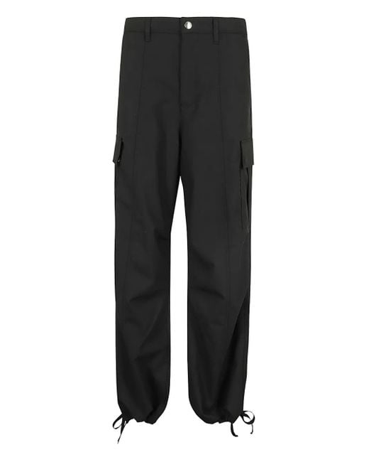 Department 5 Black Cargo Trousers