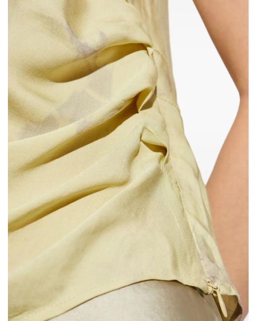 Samsøe & Samsøe Natural Draped Sleeveless Blouse