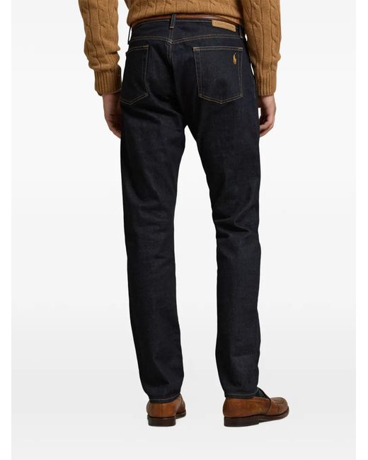 Polo Ralph Lauren Black Jean À Logo Brodé for men