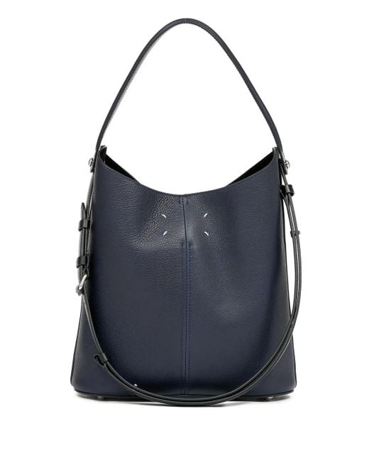Maison Margiela Blue Dress-Age Hobo Tote Bag mit zwei Riemen