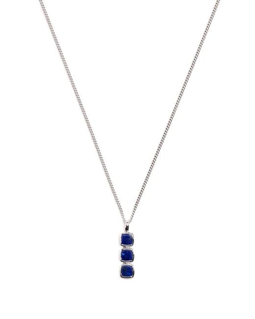 Tom Wood Metallic Mini Cushion Pendant 925 Necklace