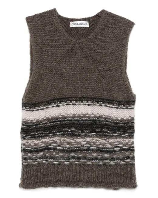 Our Legacy Gray Pleaser Tank for men