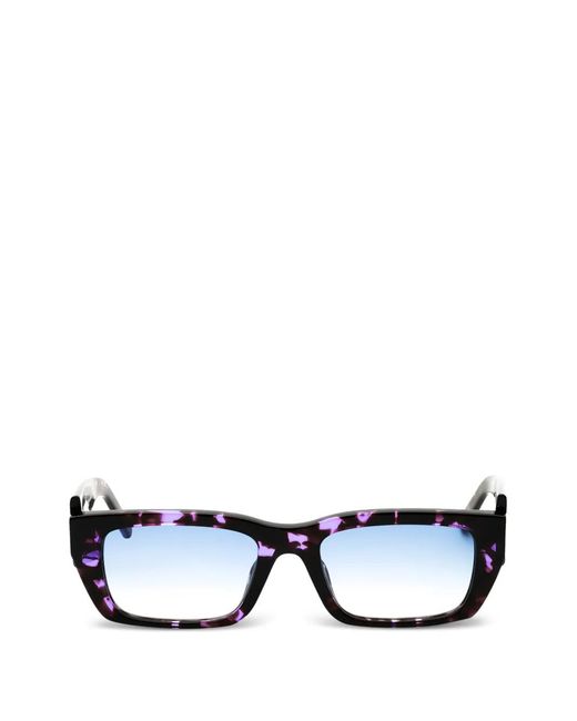Palm Angels Black Rectangle-Frame Sunglasses