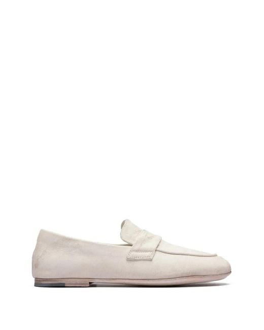Officine Creative White Blair Dd 001 Strap Loafers