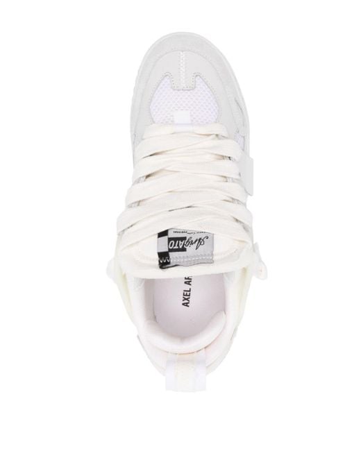 Axel Arigato White Area Patchwork Sneakers for men