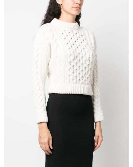 Patou White Sweater