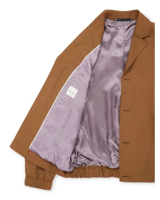 Paul Smith Brown Virgin Wool Blazer for men