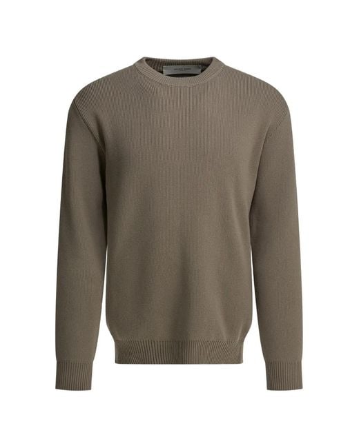 Golden Goose Deluxe Brand Green Ribbed-Knit Sweater for men