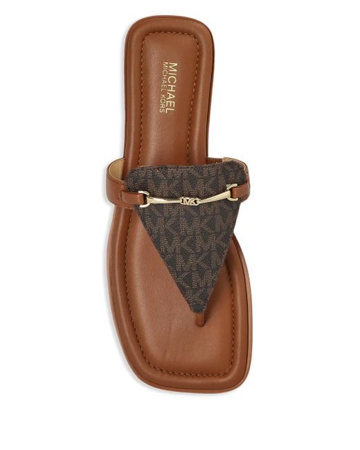 MICHAEL Michael Kors Brown Lena Slides