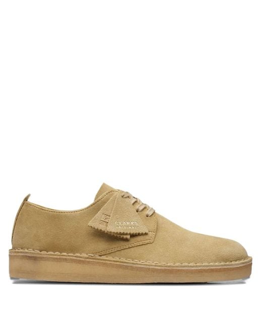Clarks Brown Coal London "Maple Suede" Derby Shoes for men