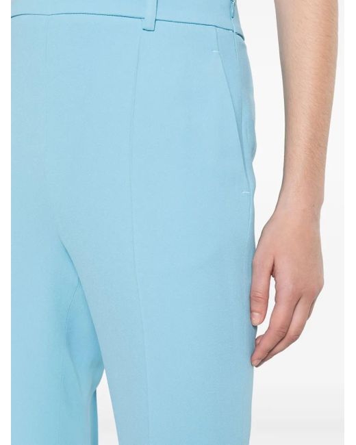 Ermanno Scervino Blue Hoch sitzende Palazzohose