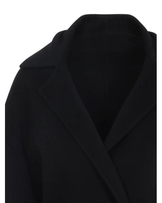 Alberta Ferretti Black Mantel mit Gürtel