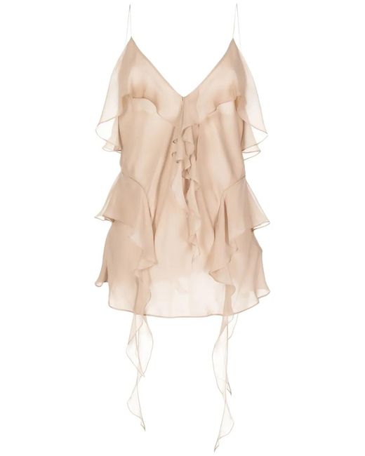 Khaite Natural Neutral The Piet Silk Cami Top - Women's - Silk