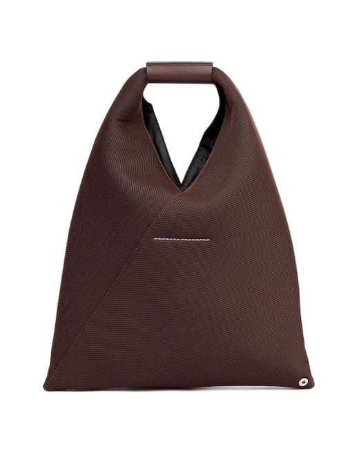 MM6 by Maison Margiela Brown Small Japanese Tote Bag