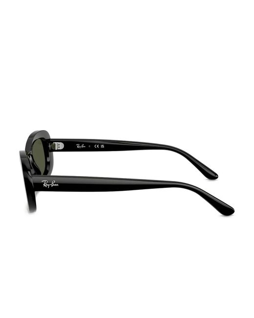 Ray-Ban Green Oval-Frame Sunglasses