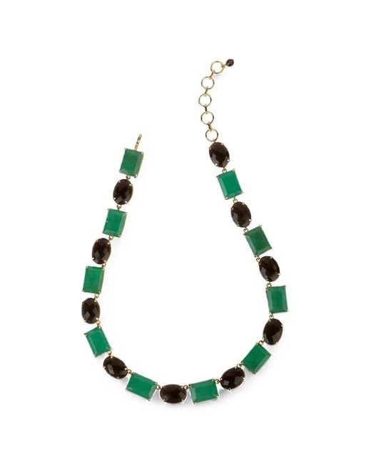 Bounkit Green Rhea Quartz Necklace