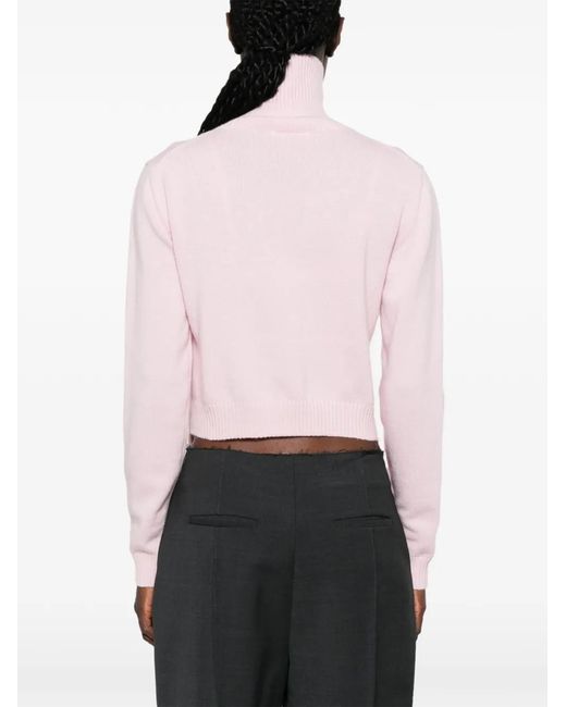 Jil Sander Pink Wool Sweater